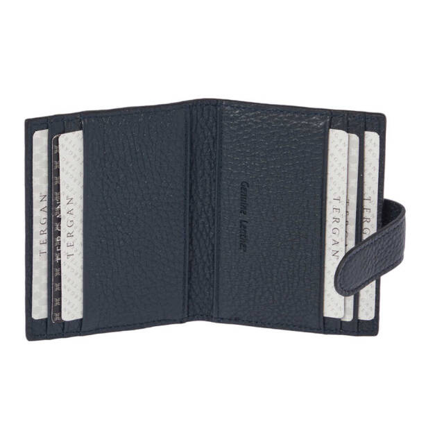 Lacivert Deri Erkek Kredi Kartlık - S1KK00001617-A38 - 2