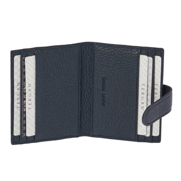 Lacivert Deri Erkek Kredi Kartlık - S1KK00001617-A38 - 2