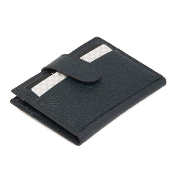 Lacivert Deri Erkek Kredi Kartlık - S1KK00001617-X86 - 1