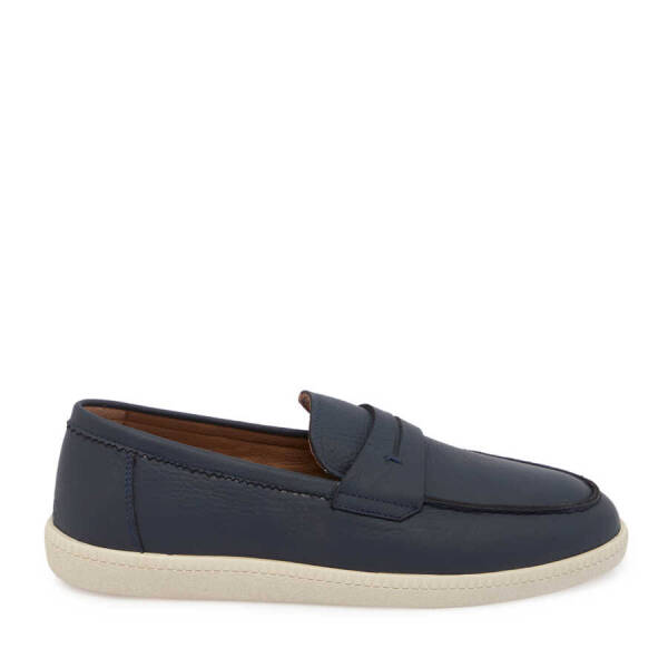 Lacivert Deri Erkek Loafer - E24I1AY56705-A38 - 3