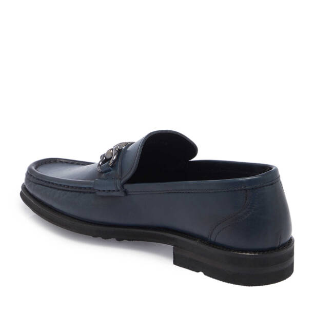 Lacivert Deri Erkek Loafer - E24I1AY56927-O15 - 2