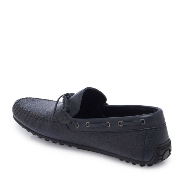 Lacivert Deri Erkek Loafer - E24I1AY57116-A38 - 2