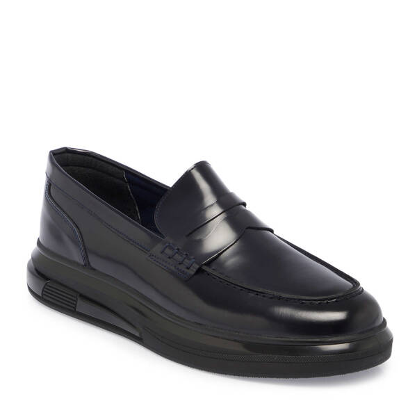 Lacivert Deri Erkek Loafer - E24S1AY57104-A31 - 1