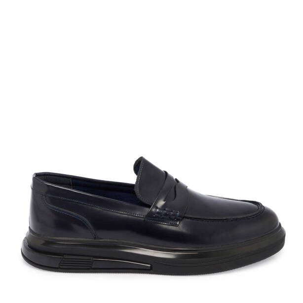 Lacivert Deri Erkek Loafer - E24S1AY57104-A31 - 3