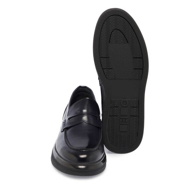 Lacivert Deri Erkek Loafer - E24S1AY57104-A31 - 4