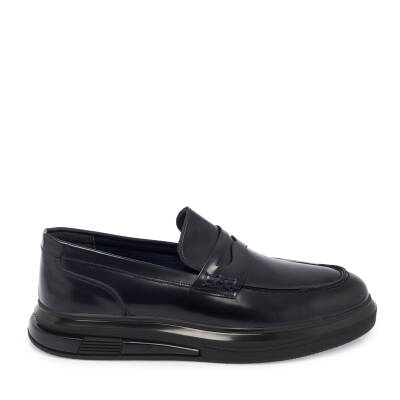  Lacivert Deri Erkek Loafer - E24S1AY57104-A31 - 3