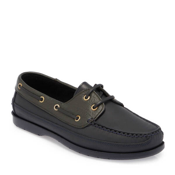 Lacivert Deri Erkek Loafer - E24S1AY57133-O2R - 1