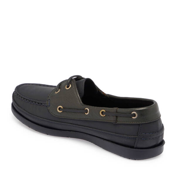 Lacivert Deri Erkek Loafer - E24S1AY57133-O2R - 2
