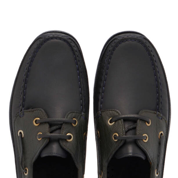 Lacivert Deri Erkek Loafer - E24S1AY57133-O2R - Tergan