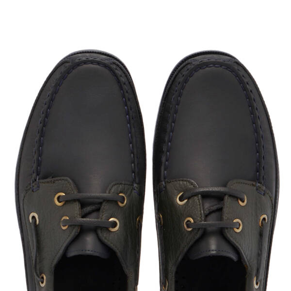 Lacivert Deri Erkek Loafer - E24S1AY57133-O2R - 5