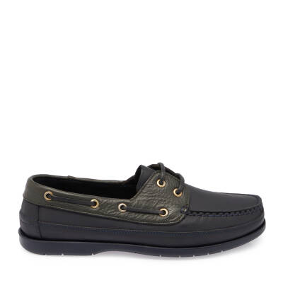  Lacivert Deri Erkek Loafer - E24S1AY57133-O2R - 3