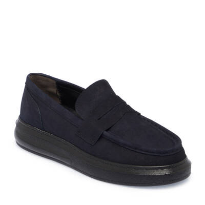  Lacivert Deri Erkek Loafer - E24S1AY57253-C39 