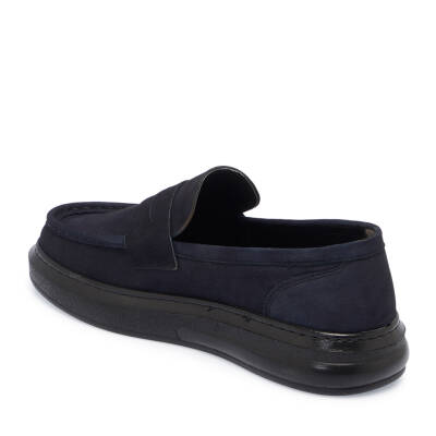  Lacivert Deri Erkek Loafer - E24S1AY57253-C39 - 2