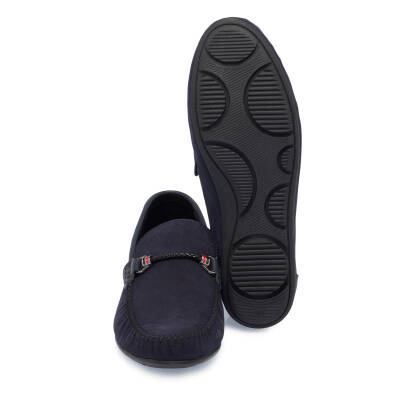  Lacivert Deri Erkek Loafer - E25I1AY57157-C39 - 4