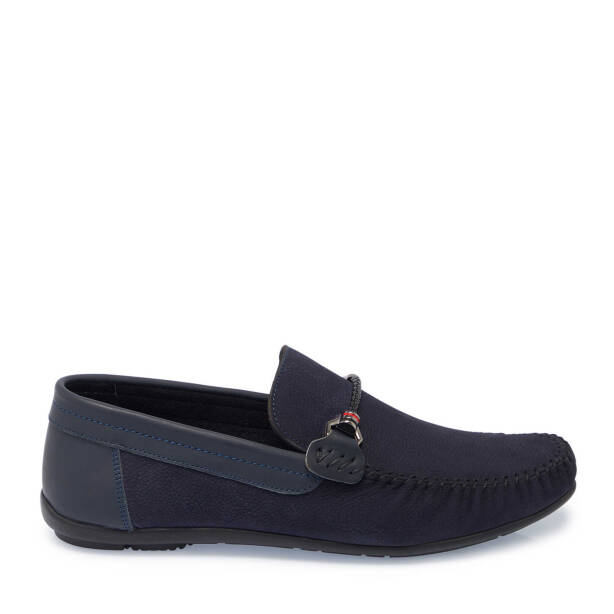 Lacivert Deri Erkek Loafer - E25I1AY57157-C39 - 3