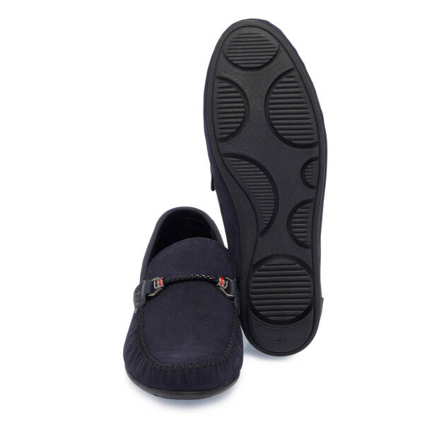 Lacivert Deri Erkek Loafer - E25I1AY57157-C39 - 4
