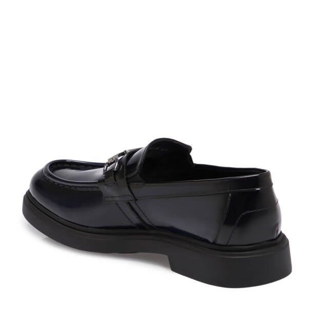 Lacivert Deri Erkek Loafer - E25S1AY57378-G70 - 2