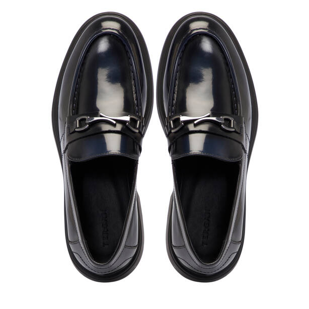 Lacivert Deri Erkek Loafer - E25S1AY57378-G70 - 5