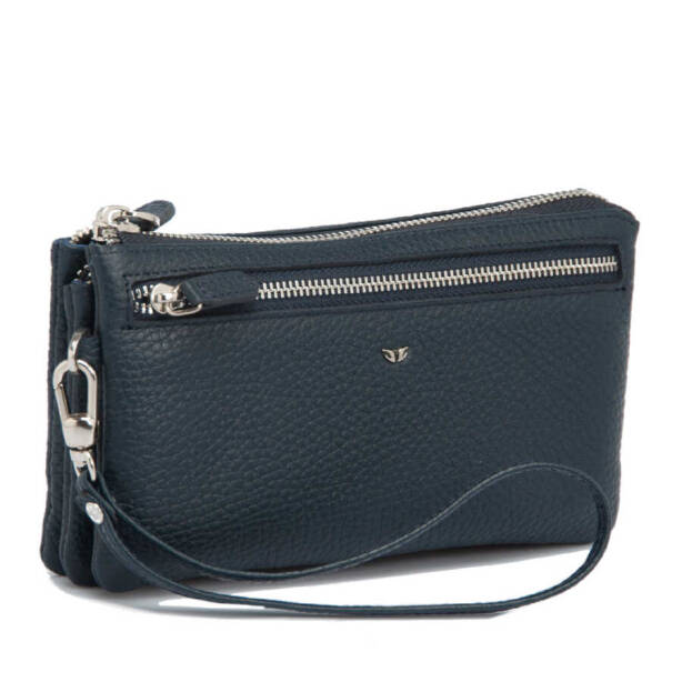 Lacivert Hakiki Deri Erkek Portföy Çantası - S1PC00001605-A38 - 2