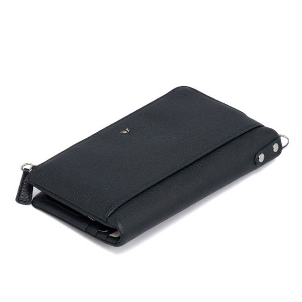 Lacivert Hakiki Deri Erkek Portföy Çantası - S1PC00001632-X86 - Tergan