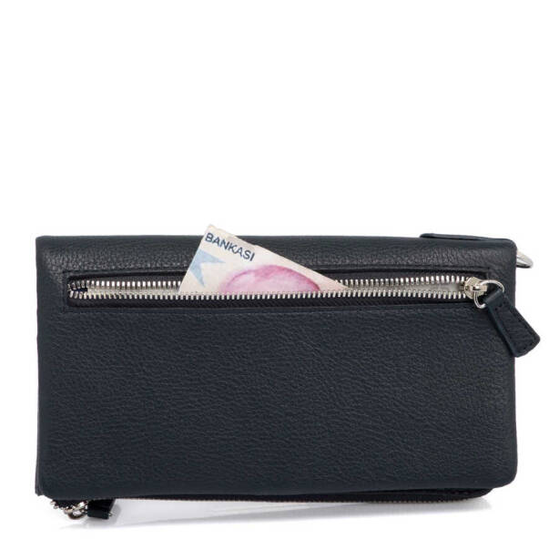 Lacivert Hakiki Deri Erkek Portföy Çantası - S1PC00001632-X86 - Tergan