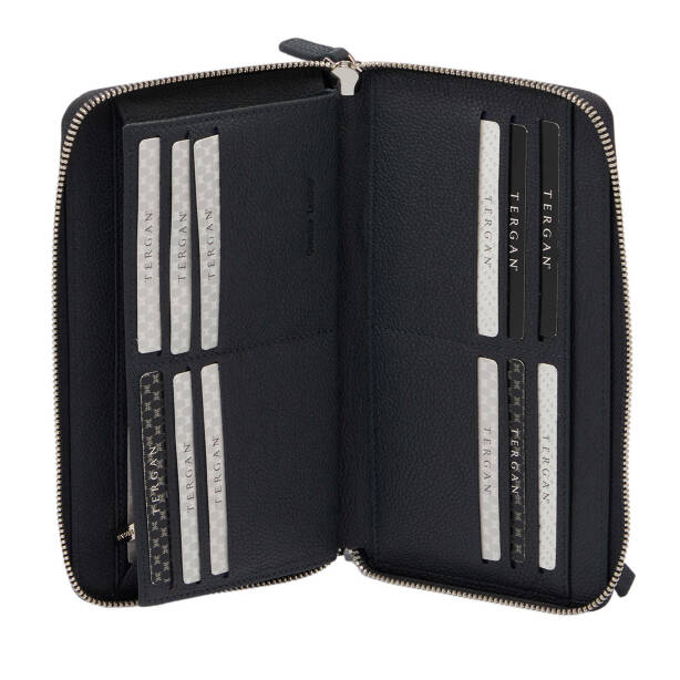 Lacivert Deri Erkek Portföy Çantası - S1PC00001667-U6H - Tergan