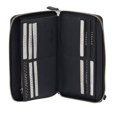 Lacivert Deri Erkek Portföy Çantası - S1PC00001667-U6H - 3