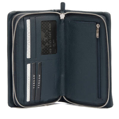 Lacivert Deri Erkek Portföy Çantası - S1PC00002196-X86 - 3