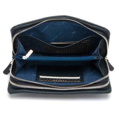 Lacivert Deri Erkek Portföy Çantası - S1PC00002196-X86 - 4