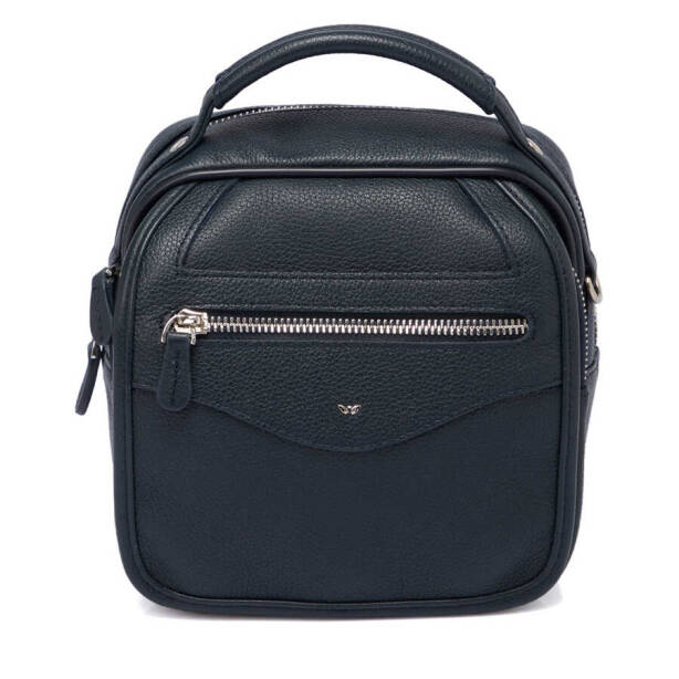 Lacivert Deri Erkek Portföy Çantası - S1PC00002957-X86 - 1