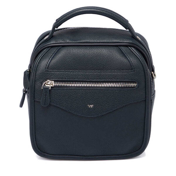 Lacivert Deri Erkek Portföy Çantası - S1PC00002957-X86 - 1