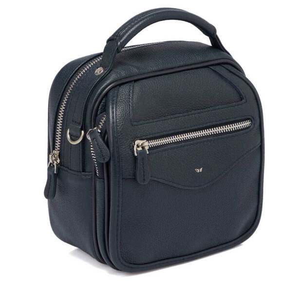 Lacivert Deri Erkek Portföy Çantası - S1PC00002957-X86 - 2