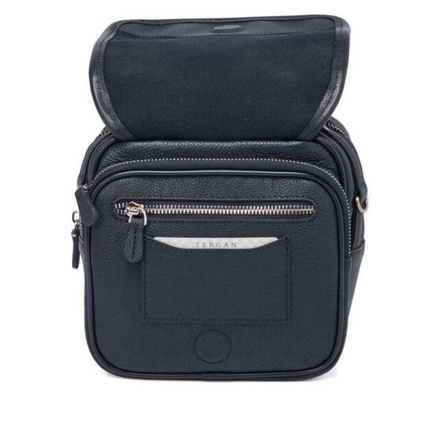 Lacivert Deri Erkek Portföy Çantası - S1PC00002957-X86 - 4