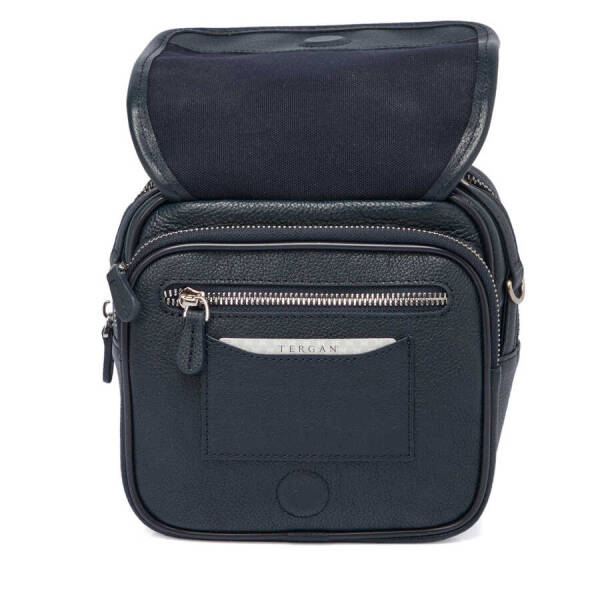 Lacivert Deri Erkek Portföy Çantası - S1PC00002957-X86 - 4