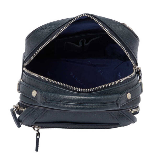 Lacivert Deri Erkek Portföy Çantası - S1PC00002957-X86 - 5