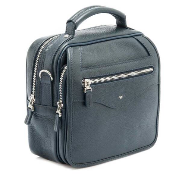 Lacivert Deri Erkek Portföy Çantası - S1PC00002958-X86 - 2