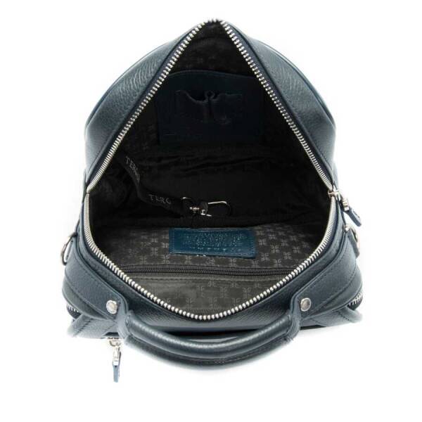 Lacivert Deri Erkek Portföy Çantası - S1PC00002958-X86 - 5