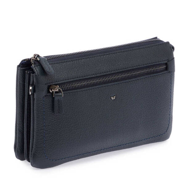 Lacivert Hakiki Deri Erkek Portföy Çantası - S1PC00002998-X86 - 2