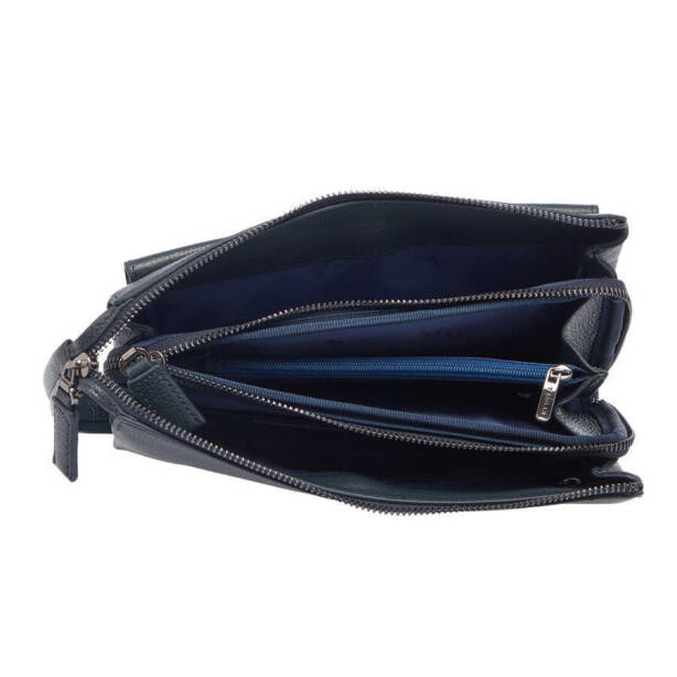 Lacivert Hakiki Deri Erkek Portföy Çantası - S1PC00021138-X86 - 4
