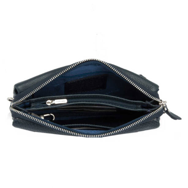 Lacivert Deri Erkek Portföy Çantası - S1PC00021228-X86 - 4