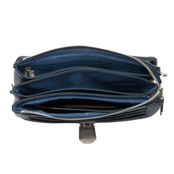 Lacivert Hakiki Deri Erkek Portföy Çantası - S1PC00021230-X86 - 4