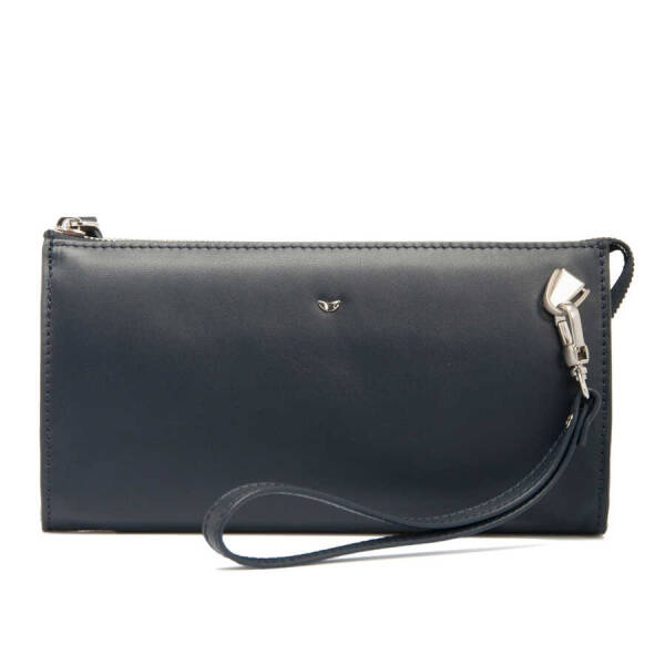 Lacivert Hakiki Deri Erkek Portföy Çantası - S1PC00021288-M80 - 1