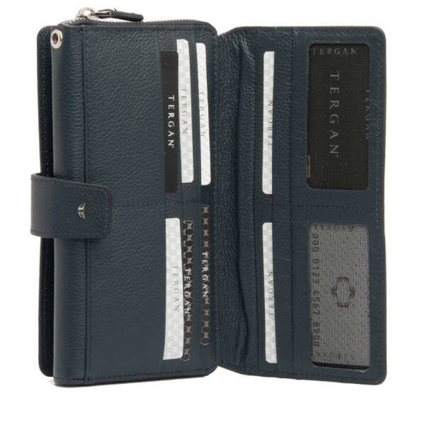 Lacivert Deri Erkek Portföy Çantası - S1PC00021356-X86 - 3