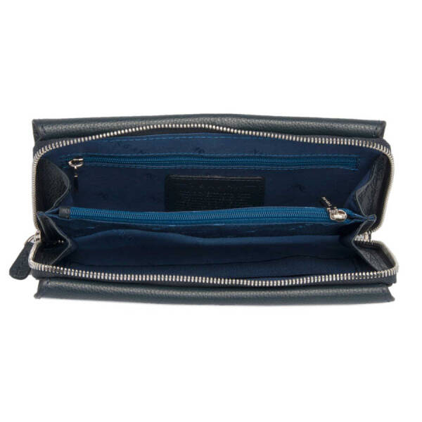 Lacivert Deri Erkek Portföy Çantası - S1PC00021356-X86 - 4