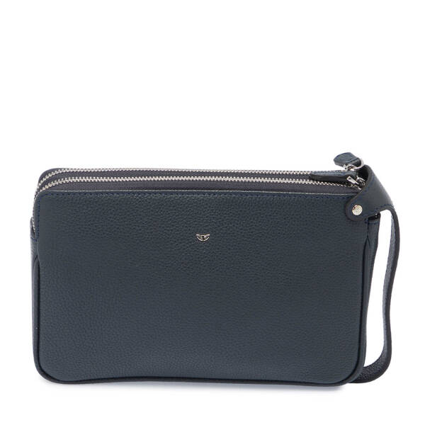 Lacivert Deri Erkek Portföy Çantası - S1PC00021470-X86 - 1