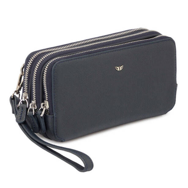 Lacivert Deri Erkek Portföy Çantası - S1PC00021495-U6H - 2