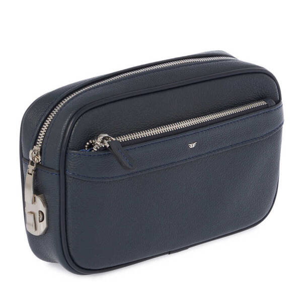 Lacivert Deri Erkek Portföy Çantası - S1PC00021499-U6H - 2