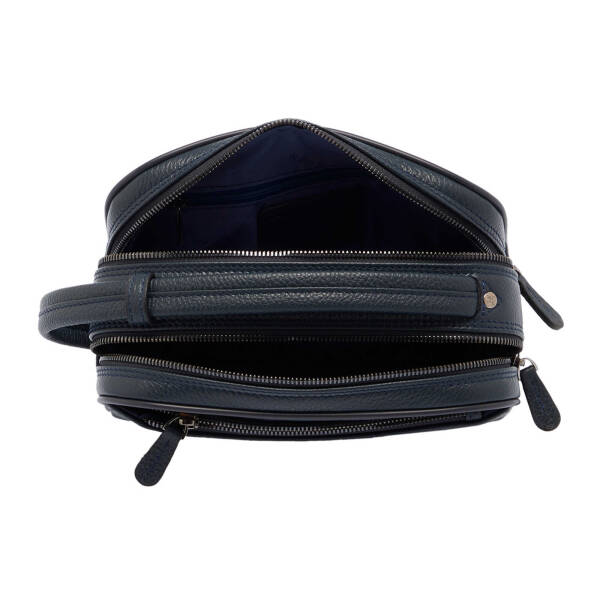 Lacivert Deri Erkek Portföy Çantası - S1PC00021510-A38 - 4