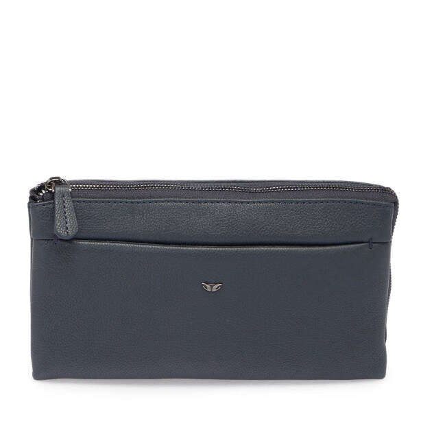 Lacivert Deri Erkek Portföy Çantası - S1PC00021519-U6H - 1