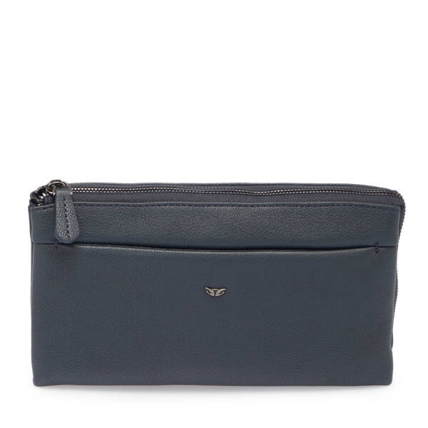 Lacivert Deri Erkek Portföy Çantası - S1PC00021519-U6H - 1